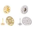 Булавки для галстука, сцепления, круглые, бабочки, латунь, для самостоятельного изготовления ювелирных изделий, 100 шт.