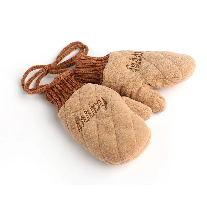 Gloves Deer Зимняя детская шапка с рождественским оленем, детская бархатная шапка кораллового цвета с капюшоном, детская шапка в масках для От 1 до 10 лет, шапка для мальчиков и девочек, шапки - Цвет: Gloves Deer