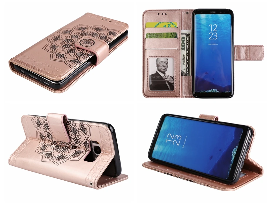 Adtismark Роскошные Магнитный кошелек чехол для Samsung Galaxy S8 плюс S7 S6 Edge S5 Чехол из искусственной кожи Стенд телефон сумки Чехол