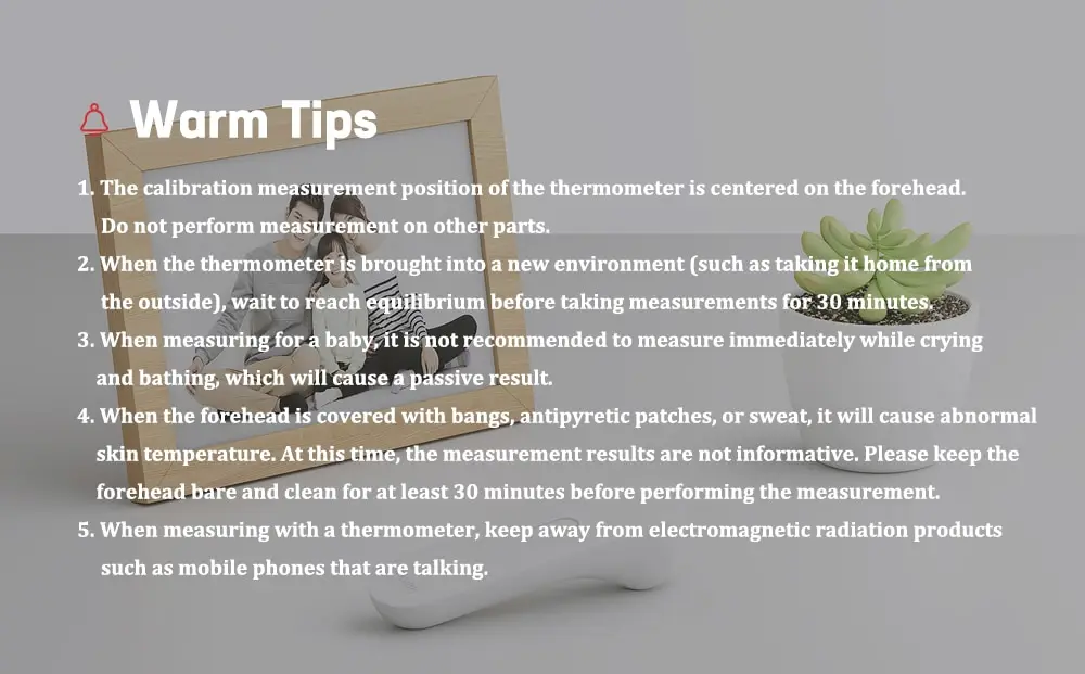 Brand New Xiaomi Mi Home Mijia iHealth Thermometer Accurate Digital Fever Infrared Clinical Non Contact Measurement LED Shown