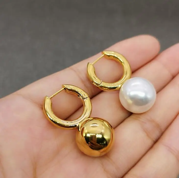 Модные мини huggie жемчужные серьги золотые Крошечные круглые 2019|Серьги-подвески| |