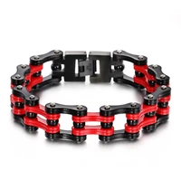 new punk jewelry direct sales titanium steel men s bracelet motorcycle chain