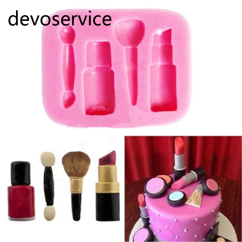 Силиконовая форма для макияжа помады торта 3D мыла шоколада декоративная выпечки