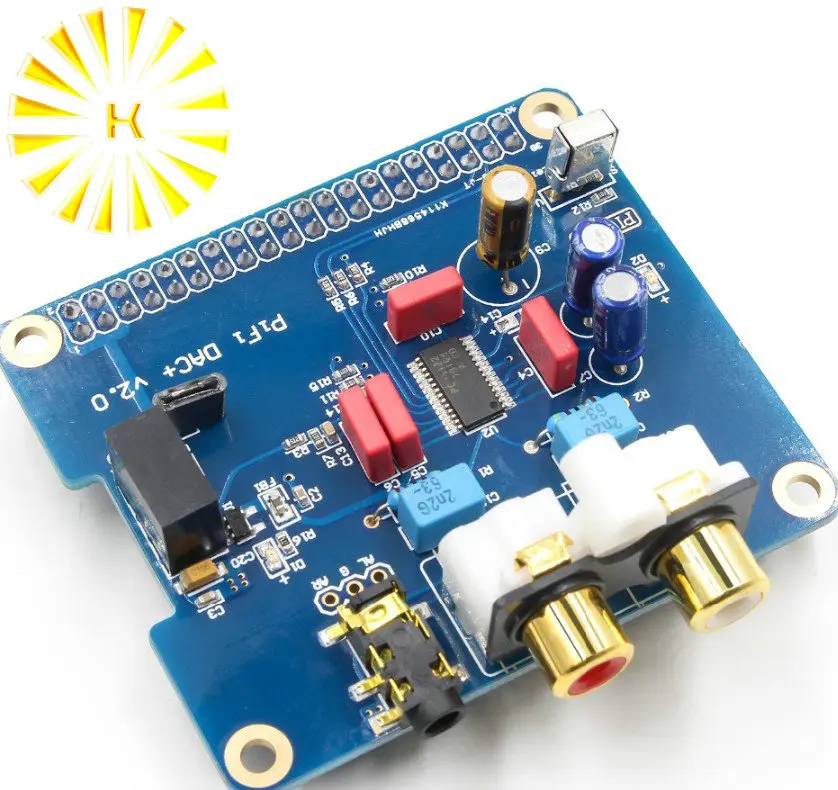Raspberry pi 2 HIFI DAC I2S интерфейс специальный Аудио Звуковая карта модульная raspberry B + pi2