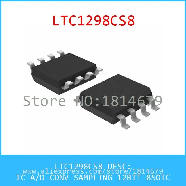 1 Шт./лот LTC1298CS8 IC A/D CONV 12BIT ОТБОР ПРОБ 8 SOIC 1298 LTC1298|sample design|sample idssample lanyard |