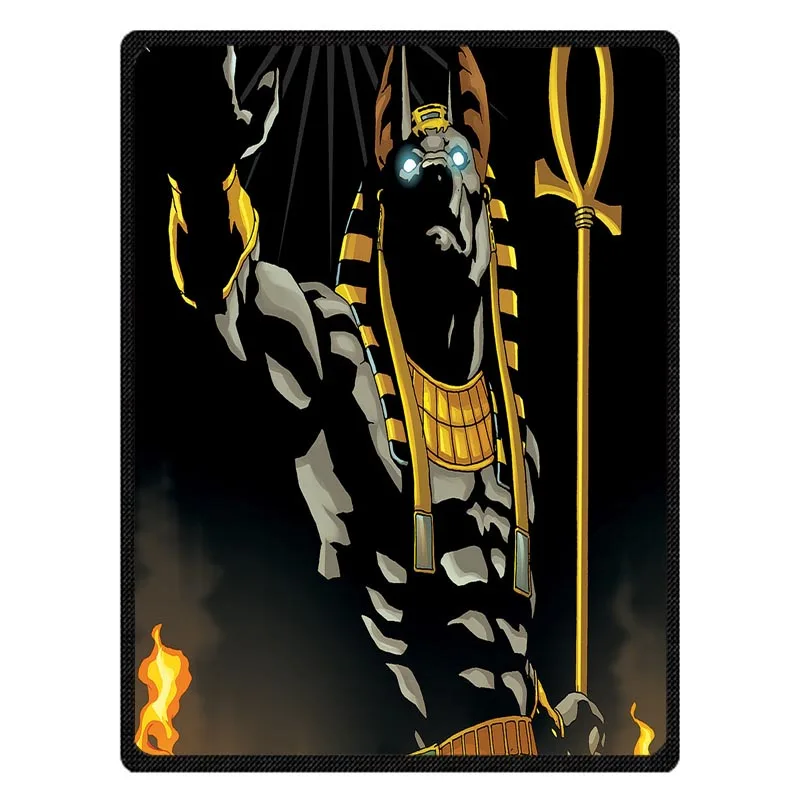 Anubis Коралловое Флисовое одеяло для дивана зимнее покрывало кровати