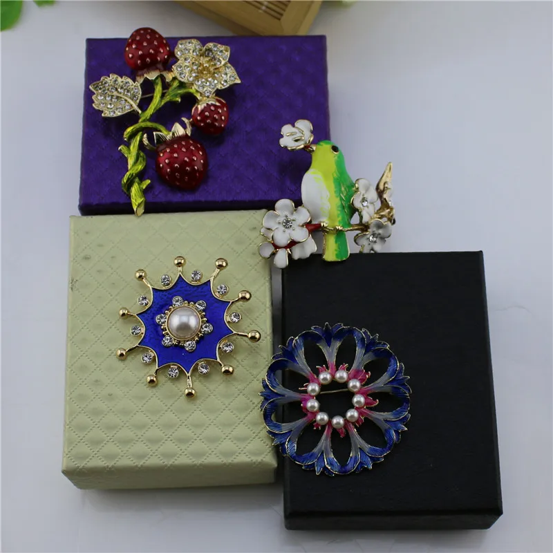2019 Free shipping Plant bird petals branch Europe United States new temperament brooch coat drop glaze | Украшения и аксессуары