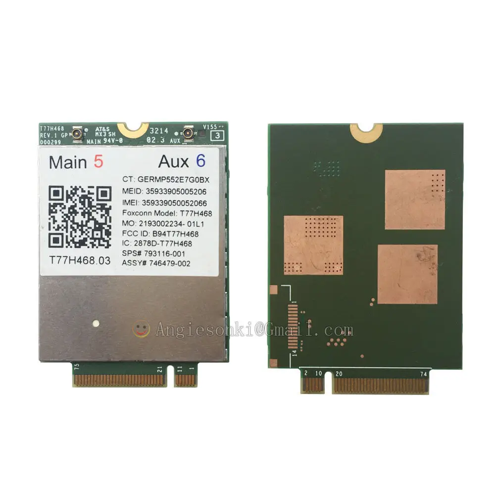 Модуль 4G LT4211 gobi LTE/EV DO/HSPA + карта WWAN SPS 793116 001 T77H468 M.2 для HP EliteBook 820 840 850 G2 810 G3 Zbook14 15U G2|lte