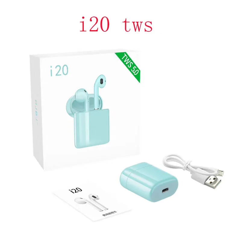 Оригинальные i20 tws pods bluetooth наушники мини беспроводные головные уборы цветные