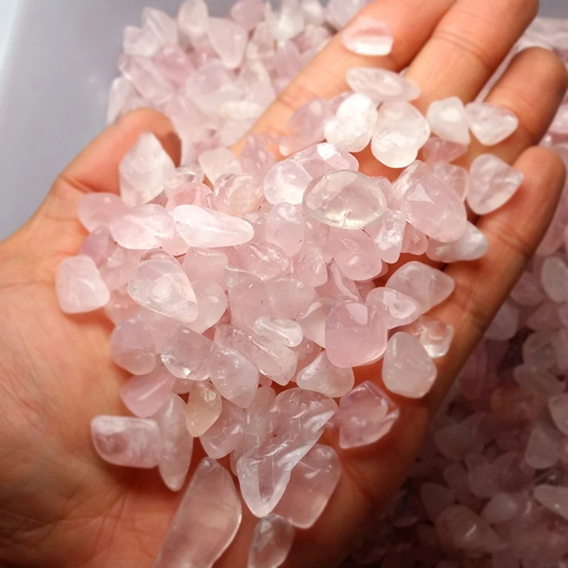 

100g Fish Tank Stone Crystal Love Natural Stones And Minerals Natural Raw Pink Rose Quartz Crystal Rough Stone Specimen Healing