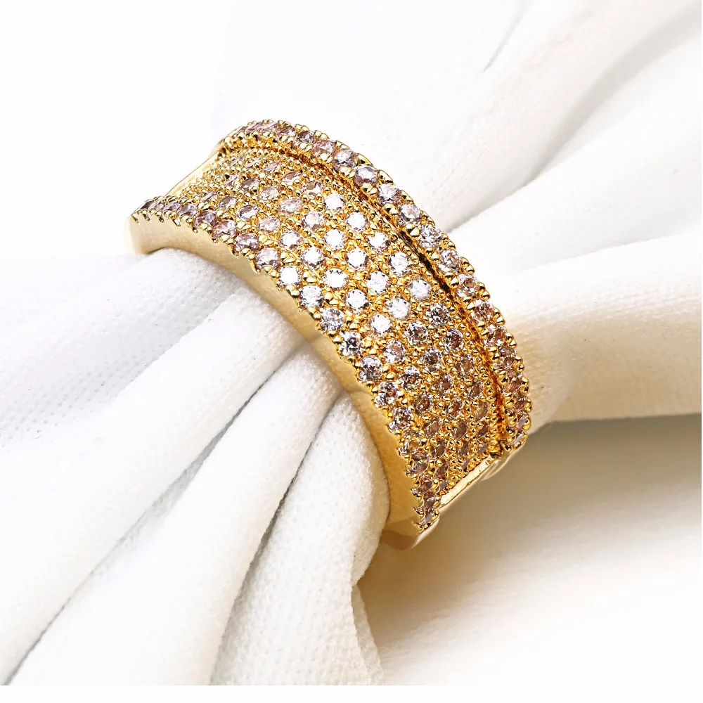 Обручальные кольца с фианитом оптовая продажа модные ювелирные изделия для