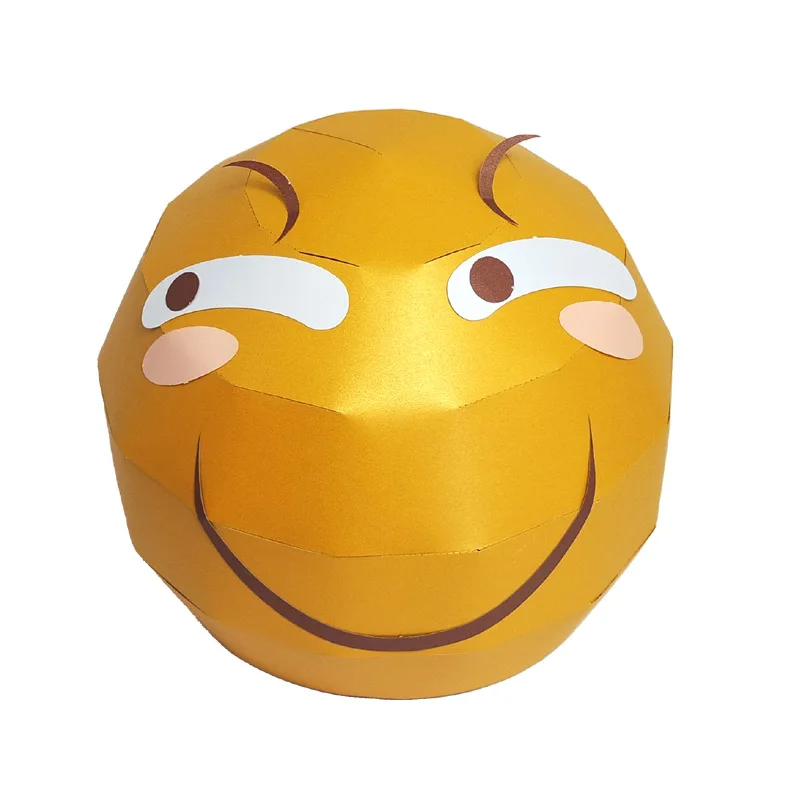 3D Бумажная Маска модный Забавный костюм лица косплей сделай сам бумажная поделка