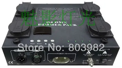 Высокое качество 4CH * 1KW DMX диммерам 4KW сценического освещения контроллер 220 В 2-PIN