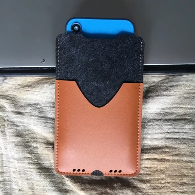 XR-Dark grey Чехол для Apple iPhone XR, чехол для мобильного телефона, сумка ручной работы из шерстяного войлока, чехол-кошелек, сумки для iPhone xr, 6,1 дюймов, защитный чехол - Цвет: XR-Dark grey