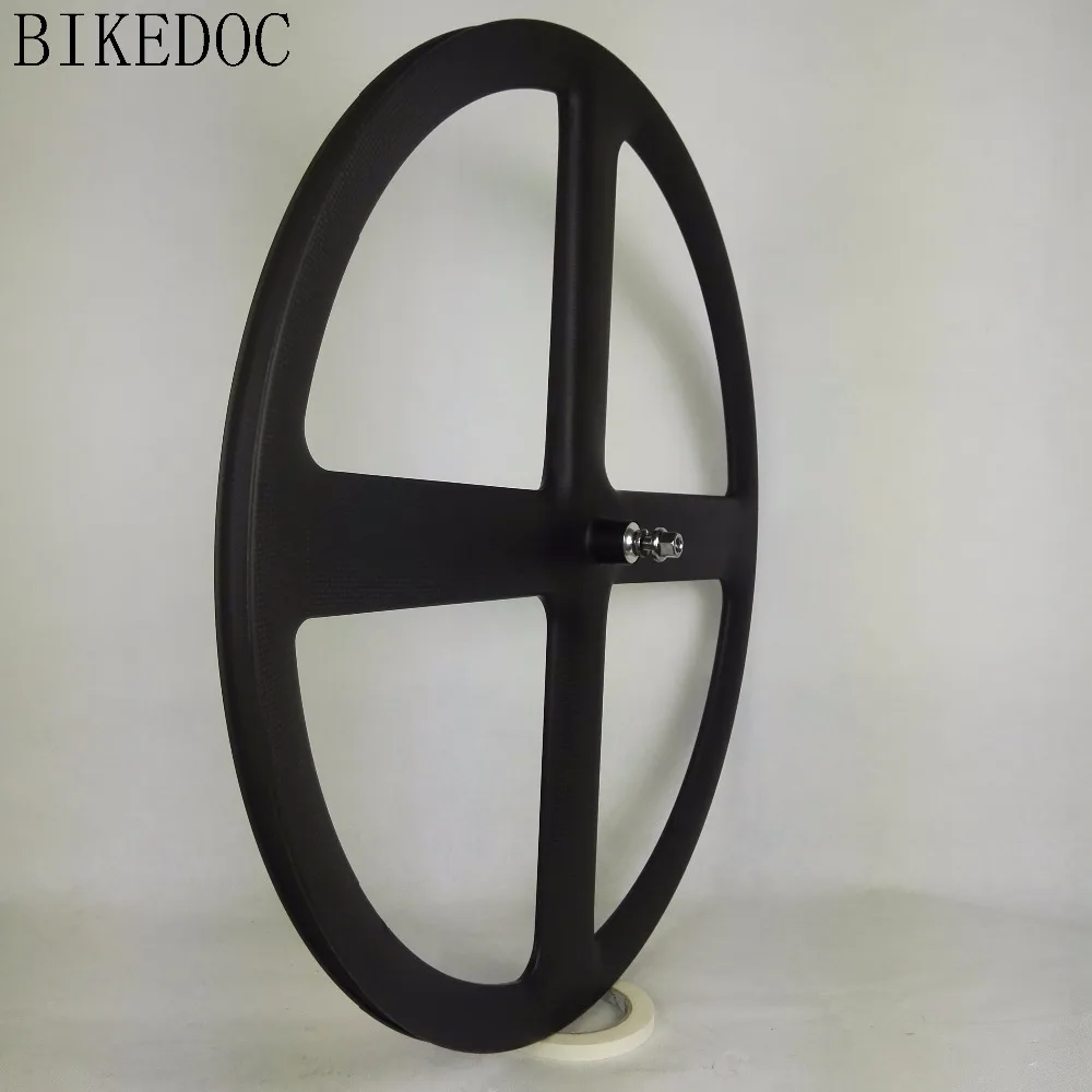 BIKEDOC 700c 4 карбоновые колеса со спицами fixie карбоновая колесная пара с четырьмя