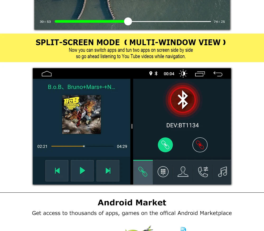 2 Din Android 9,0 Автомобильный мультимедийный для Porsche Cayenne GTS радио 2003 2005 2009 2010 955 мм gps Навигация DVD CD головное устройство стерео