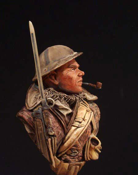 1/10 Смола Бюст строительный комплект британский солдат|resin bust|resin soldierbust resin |