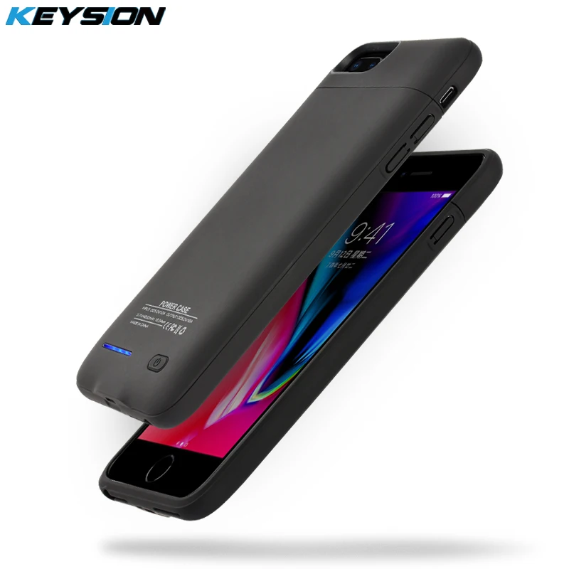 KEYSION 3000/4200 мАч портативный зарядный чехол для iphone 8 7 6s Plus аккумулятор зарядное
