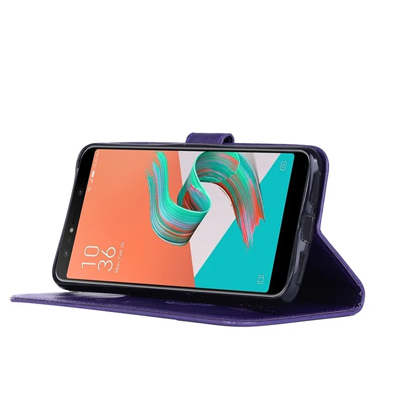 Чехол книжка из искусственной кожи для Asus Zenfone 5 Lite ZC600KL чехол ZC 600KL X017D X017DA|Бамперы|
