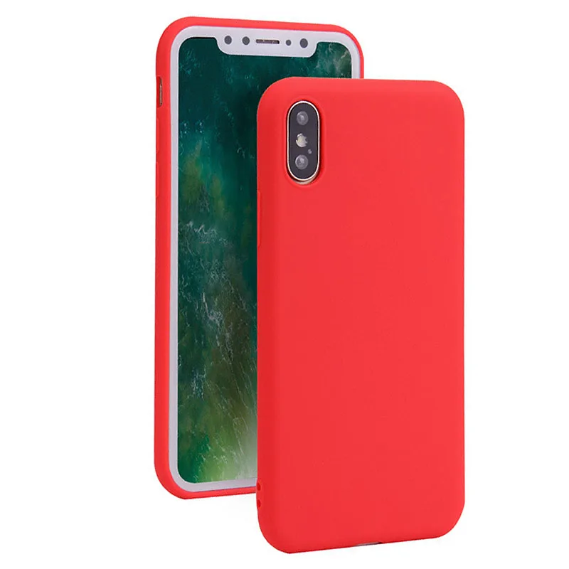 Ультратонкий Тонкий Мягкий силиконовый чехол из ТПУ для iPhone XS MAX XR X 8 7 Plus 6 5