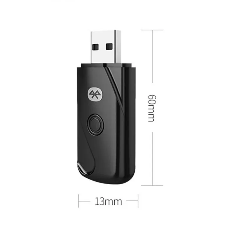 USB беспроводной Bluetooth V4.2 передатчик адаптер Музыка стерео передача ключ для компьютера ПК ноутбук наушники Динамик - Цвет: Bluetooth V4.2