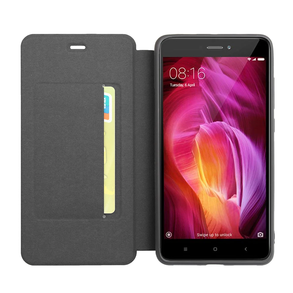 Оригинальный высококачественный кожаный чехол для Xiaomi Redmi Note 4x флип-чехол Funda Coque