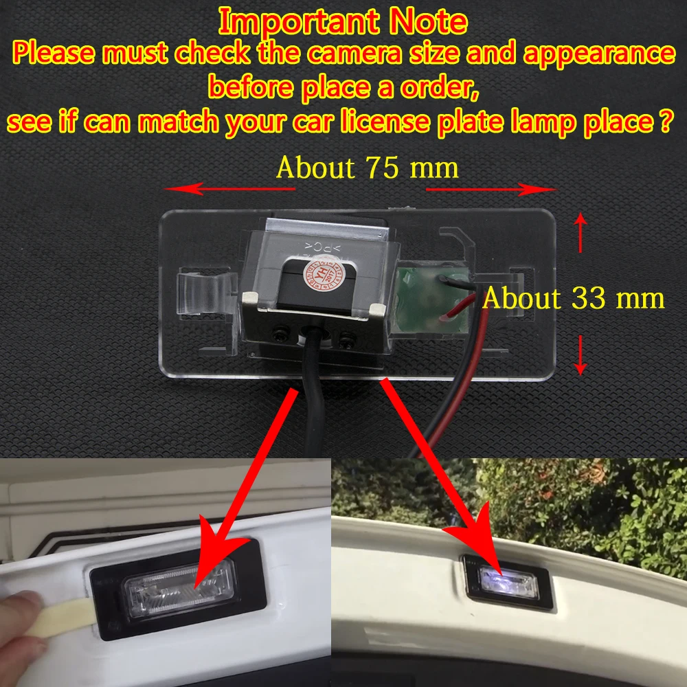 Для Audi TT A1 A3 A5 A4L A4 A7 Q3 Q5 RS5 8LED Автомобильная CCD парковочная камера заднего вида 4 3