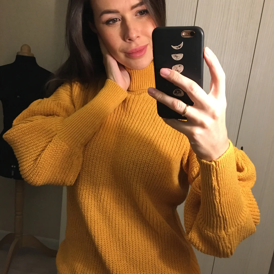 S-XL свитер Женщины пуловер вязаные свитера женский 2018 Осень Зима Мода фонарь