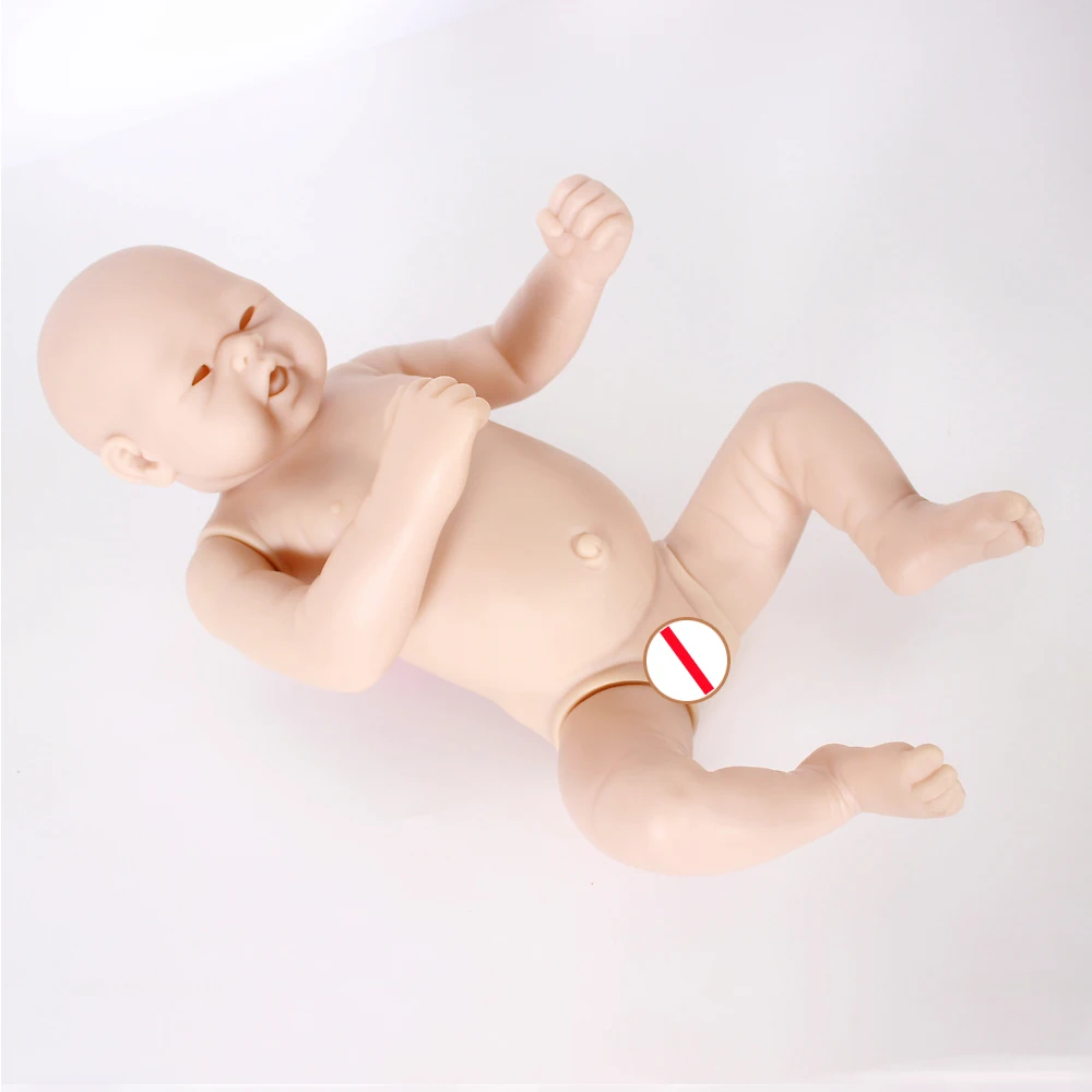 Новый 22 дюйма Reborn baby Kit Неокрашенная пустая кукла набор винил тело девушки