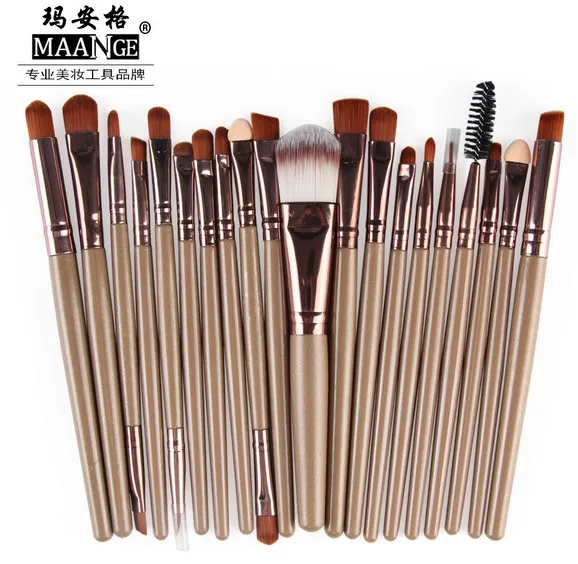 20Pcs/Set Professional Makeup Brushes Set Cosmetic Brush tools Powder Foundation Eyeshadow Eyeliner Lip Brush Tool Kit maquiagem - Handle Color: 3