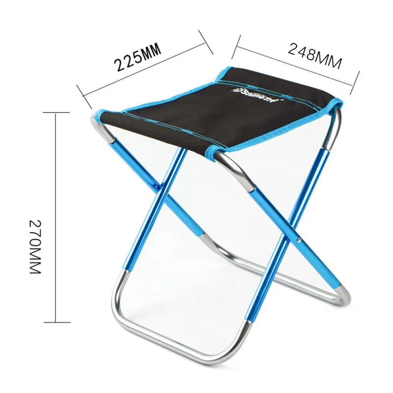 Портативный складной стул для рыбалки на открытом воздухе Многофункциональный