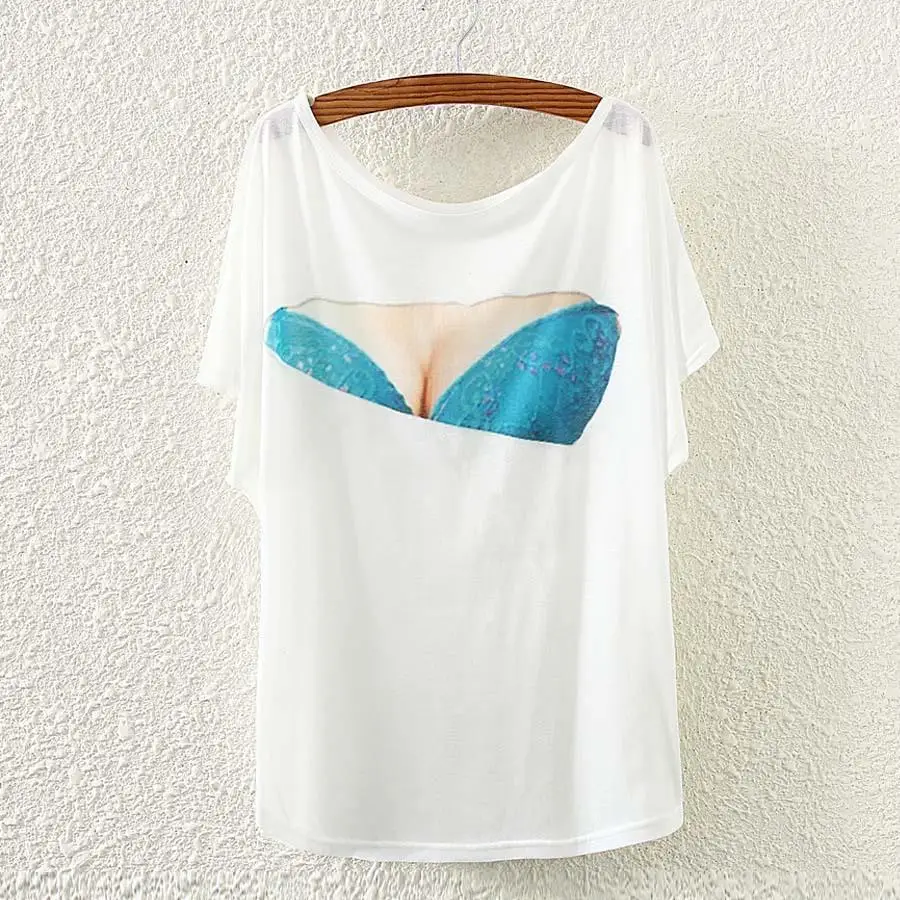 Большой размер футболки женщин мода шаблон bawting короткими рукавами топ тройники