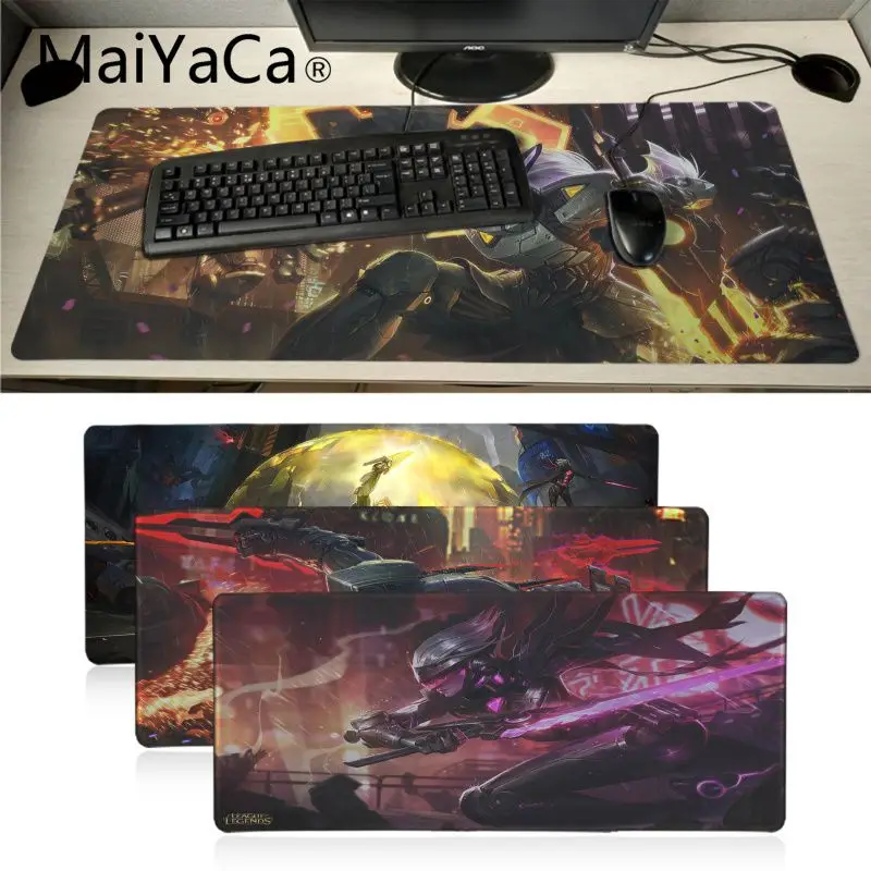 MaiYaCa Лига Легенд проект leona персонализированный игровой коврик для ноутбука