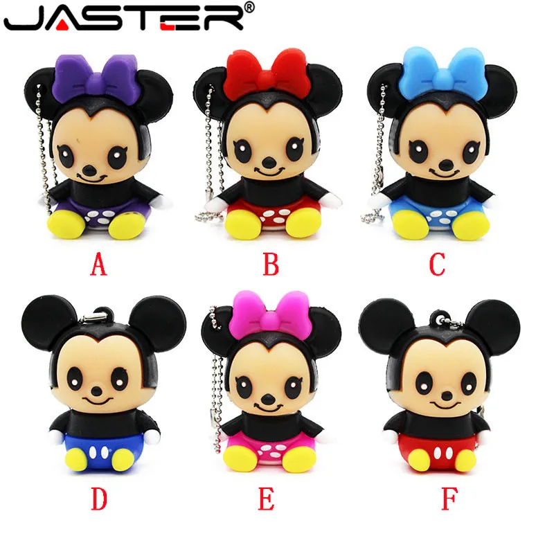 JASTER флэш-накопитель мультфильм Минни флэш-карта с usb интерфейсом 32 ГБ/16 ГБ/8 ГБ 2 0
