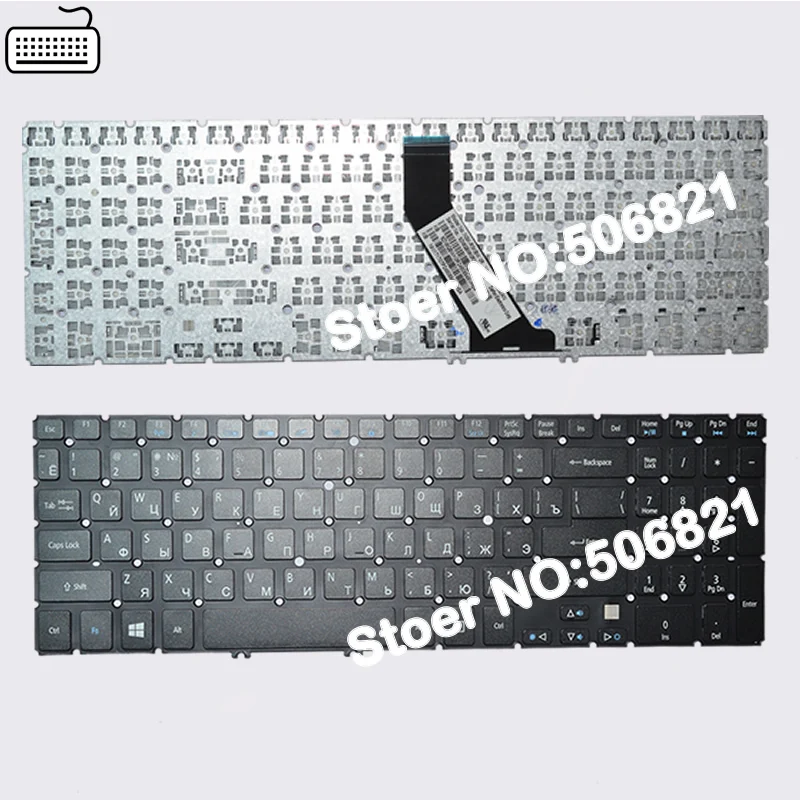 Русская клавиатура JIGU для Acer Aspire M3 M5 581T 581G 581PT 581TG RU/Россия черная подсветка|keyboard for