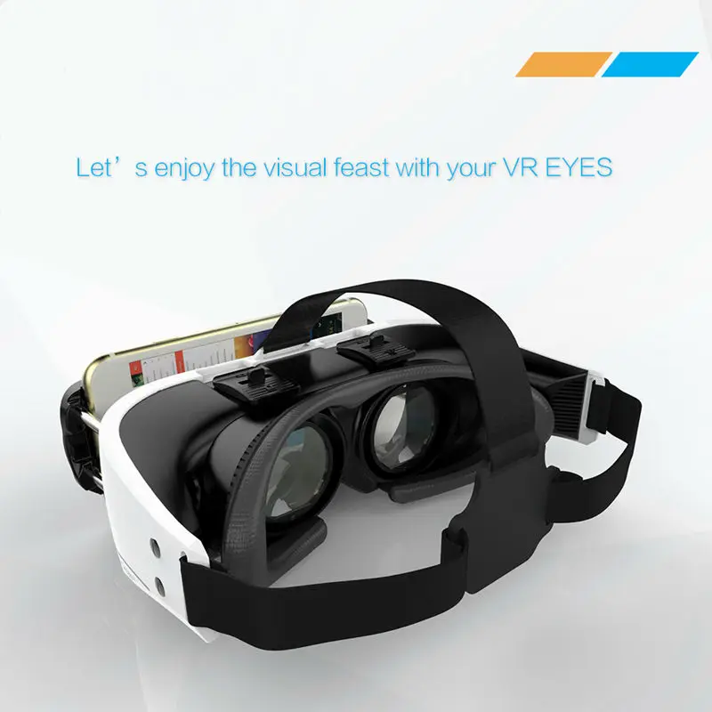 VR eyes виртуальной реальности 3D видео игры очки Google Carboard vr box шлем для Iphone 3,5-6 дюймов+ пульт дистанционного управления геймпад