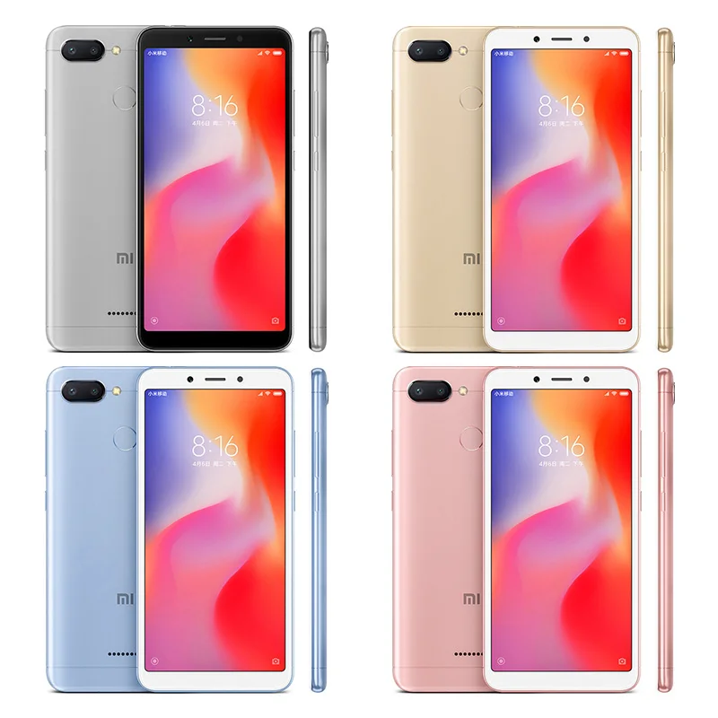 Xiaomi Redmi 6 смартфон с 5 5-дюймовым дисплеем восьмиядерным процессором Helio P22 ОЗУ 4 Гб