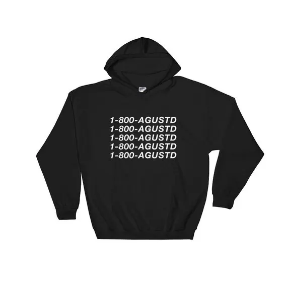 Sugarbaby толстовка с капюшоном 1 800 agustd Suga Cypher K Pop рэп линия корейская мода Прямая