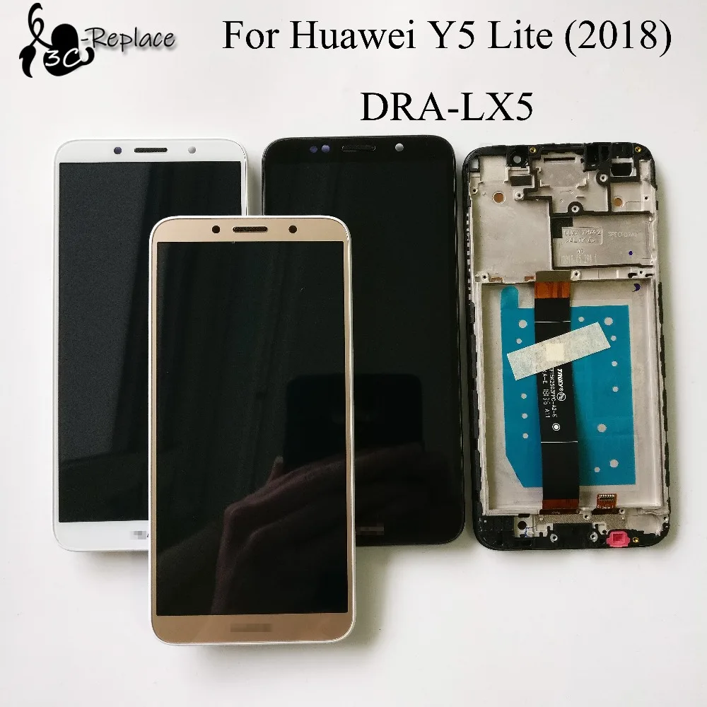 100% протестированный 5 45 дюймовый для Huawei Y5 lite ( 2018 ) DRA LX5 Полный ЖК дисплей +