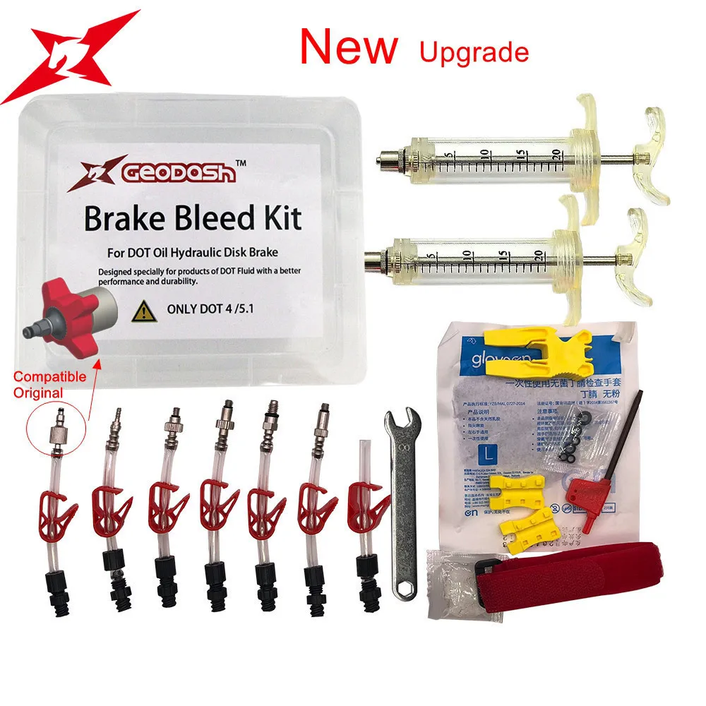 GEODASH Высокое качество для AVID SRAM DOT масло дисковый тормоз Bleed Kit инструмент формулы