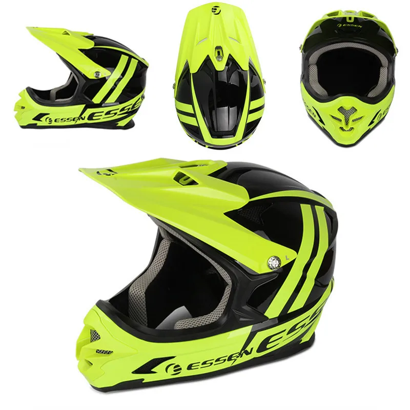 ESSEN мотоциклетный шлем бездорожье шлем MTB шлем Casco мотоциклетный кросс горный шлем Полнолицевой горный шоссейный гоночный шлем