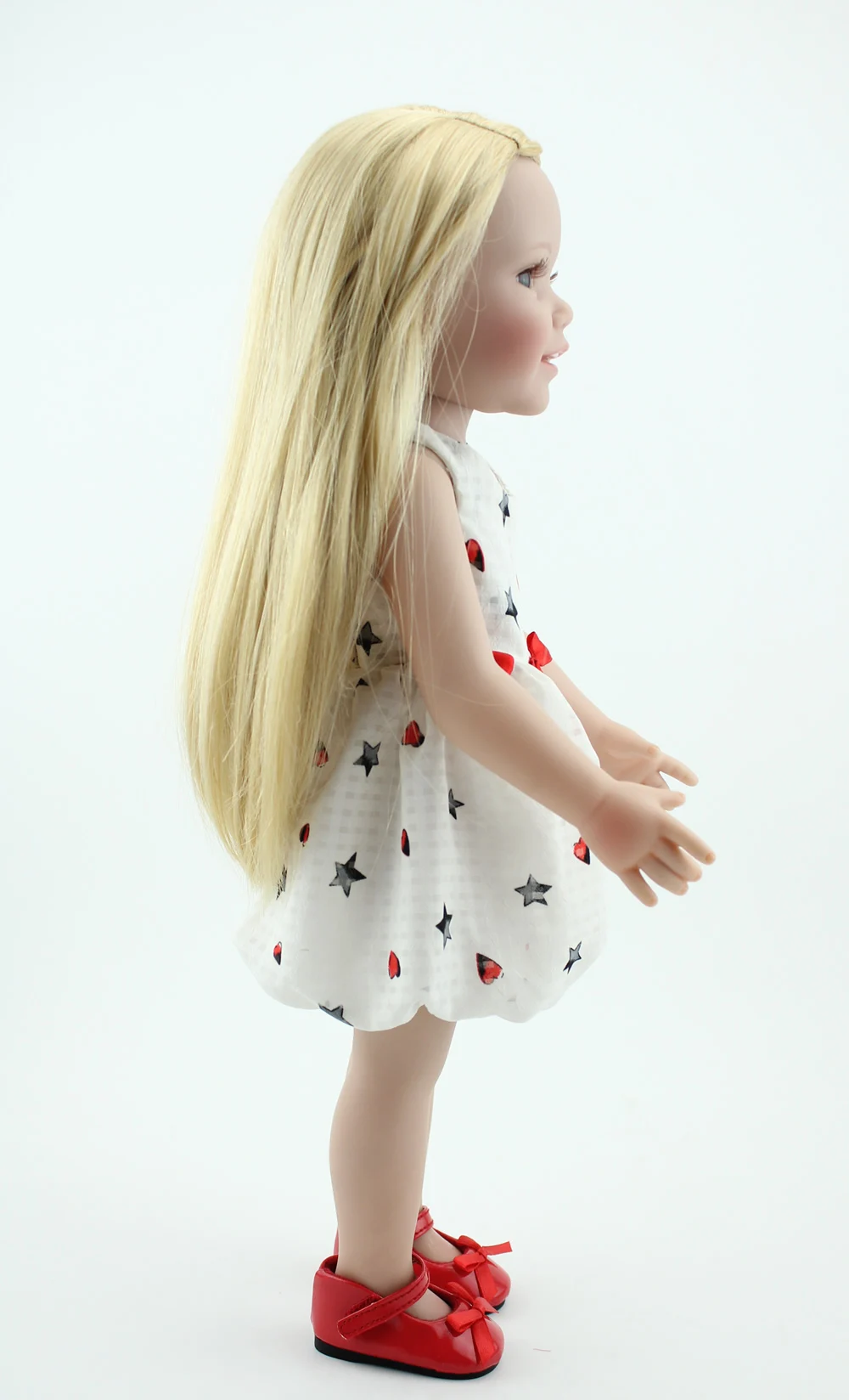 NPKDOLL американская Кукла-младенец 18 дюймов Reborn дети реалистичные девушки подарки на день рождения полные игрушки для виниловой ванны 45 см Силиконовая Мода