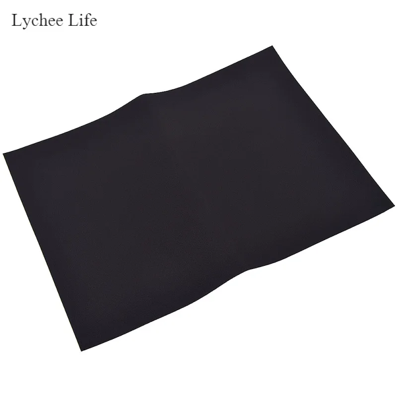 Lychee Life винтажный черный ПВХ искусственная кожа ткань сделай сам швейный бумажник