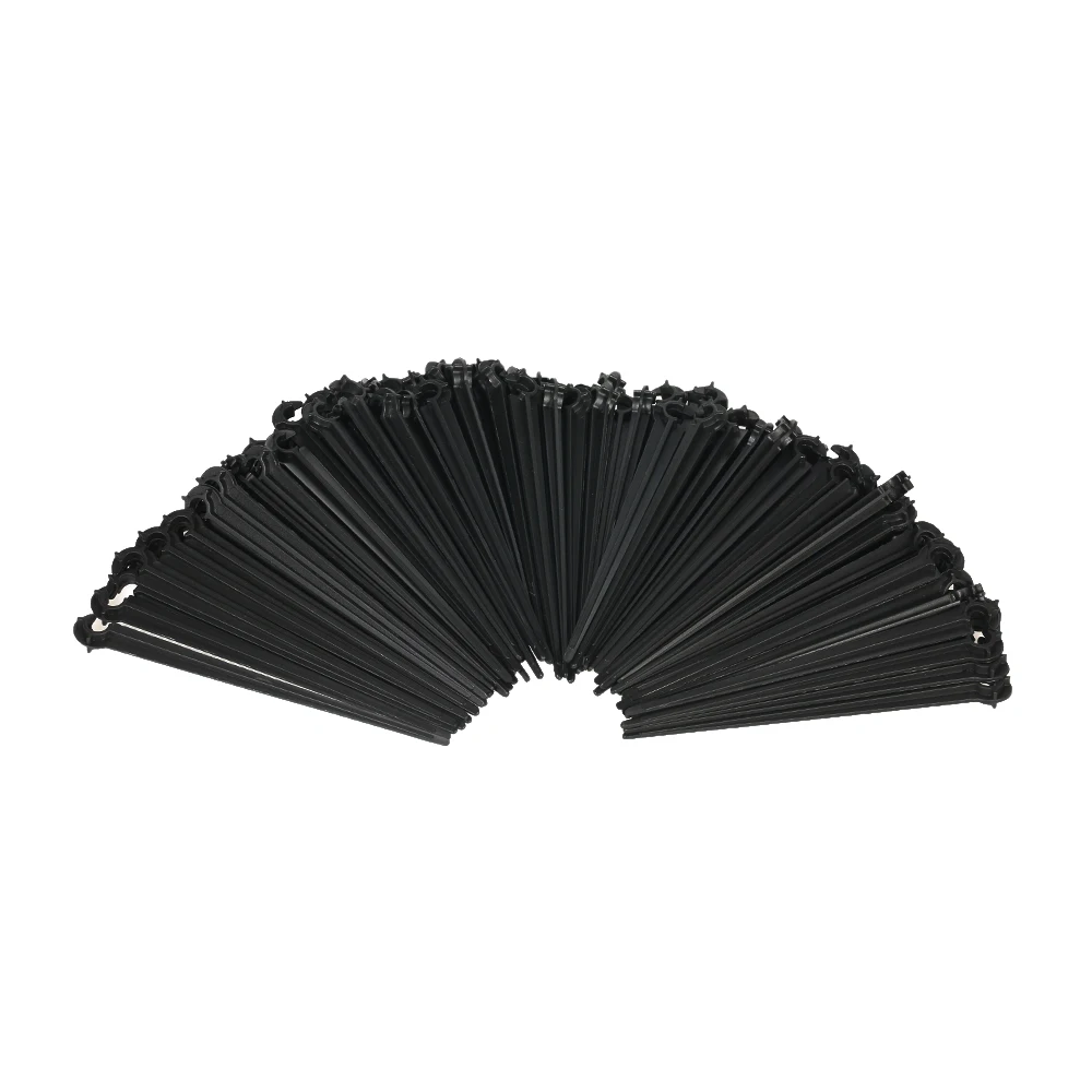 100pcs Hook Fixed Stems Support Holder for 4/7 Drip Irrigation Water Hose Drop Watering Kits Garden Use | Дом и сад