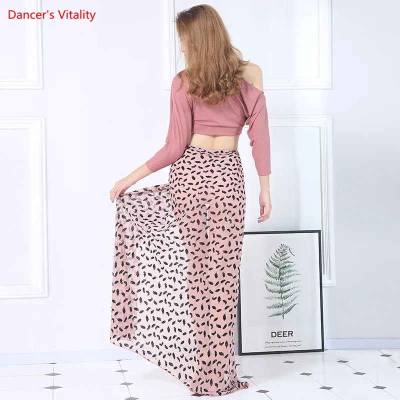 Костюм Bellydance 2 шт. Топ Комплект и Юбка Горячий Продавать Женские Костюмы Танец Живота Производительность Одежда Длинная Юбка