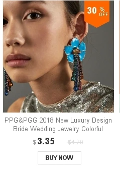 PPG& PGG, новинка, опт, хит, Женские аксессуары, в богемном стиле, роскошный хрустальный цветок, колье, нагрудник, массивное ожерелье для свадьбы
