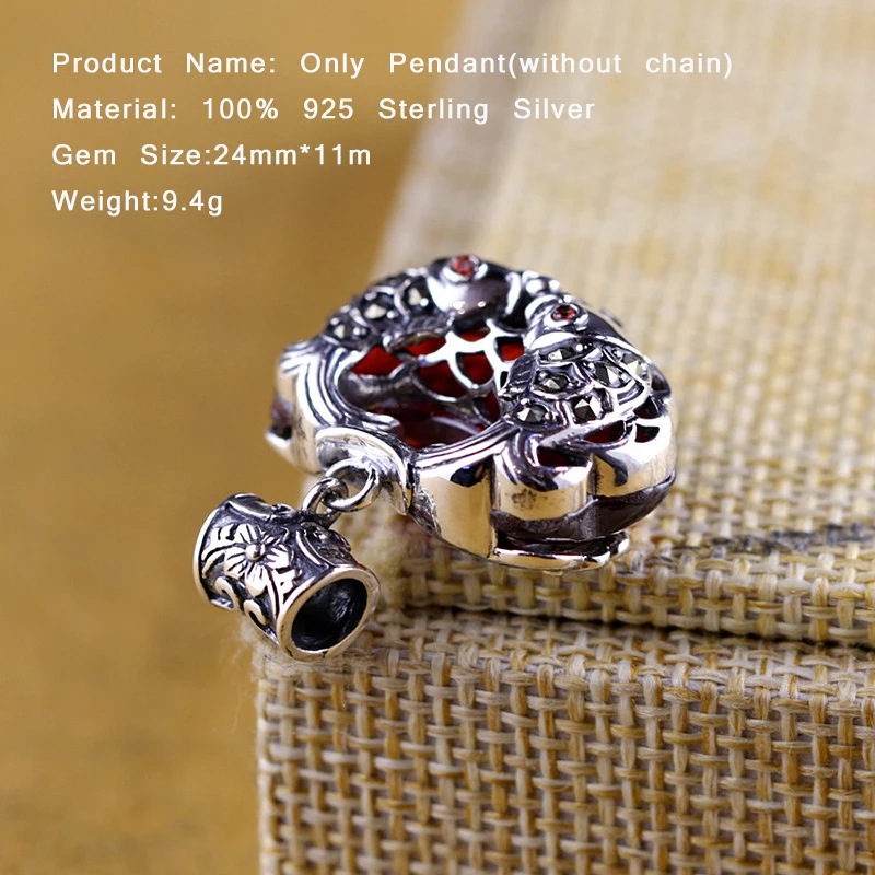 Женское винтажное ожерелье из серебра 100% пробы 3 цвета|pendants for women|pendant necklacependant 925 |
