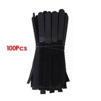 approximately 100pcs cable ties black straps 13010mm