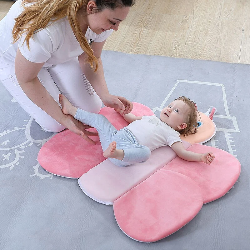 

Baby Bathing Non-slip Mat Baby Bath Tub Insert Cushion Infant Sink Bath Bath Sponge Newborn Safety Security Bath Seat Support