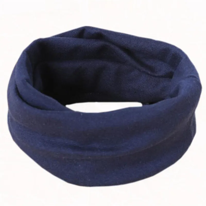 navy scarf Новая весенне-осенняя милая детская шляпа с ушками, хлопковая шапка, шарф для девочек, шапки для младенцев, вязаные шапки с надписью «I Love MaMa Kids» для мальчиков, зимняя детская шапка - Цвет: navy scarf